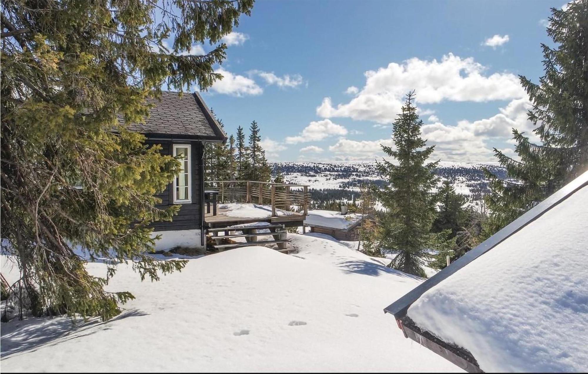 Amazing Home In Sjusjoen With Kitchen Экстерьер фото